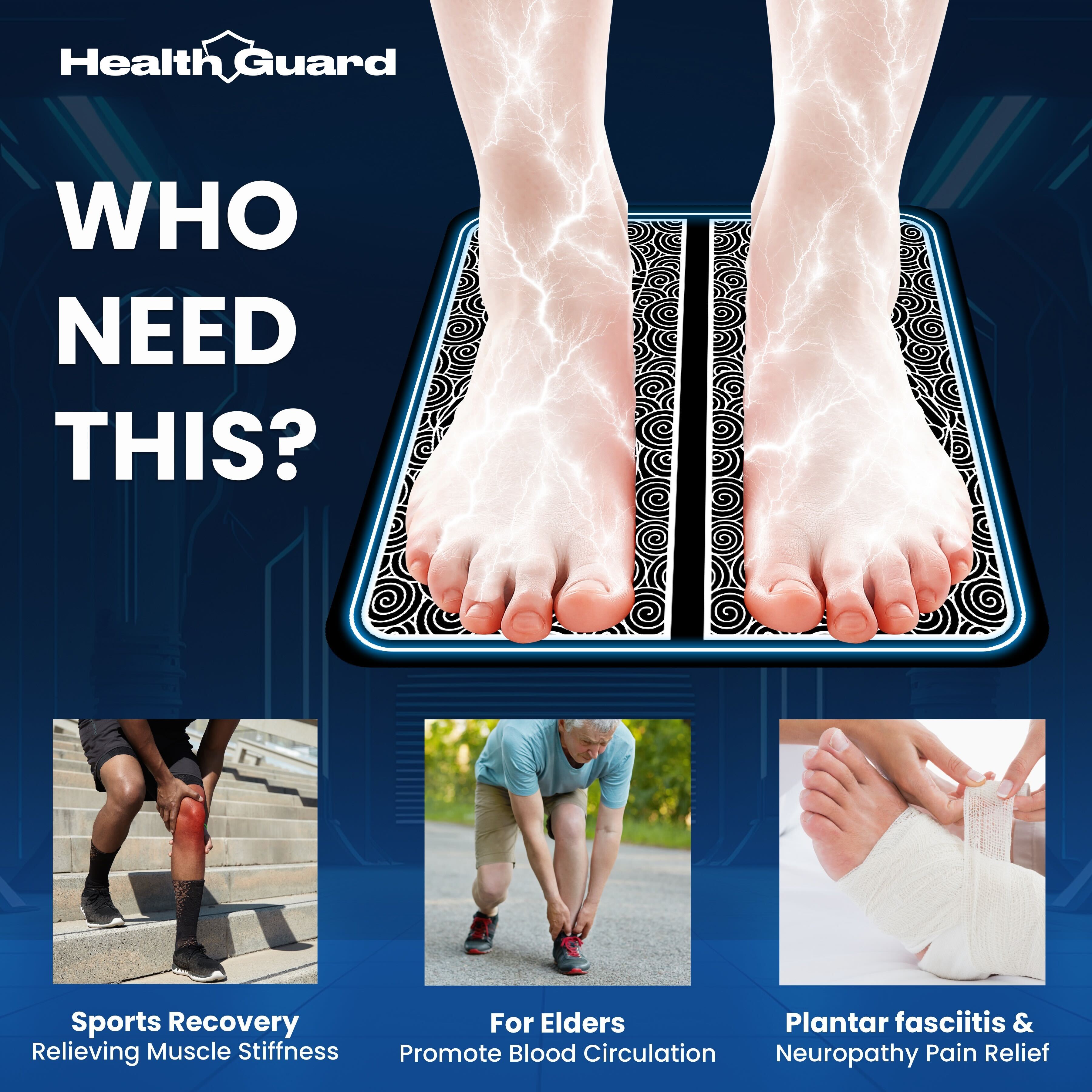 HealthGuard™ Foot Massager